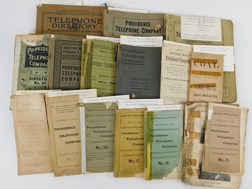 20 Early Providence Telephone Directories Group