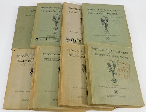 8PC 1939-1949 Providence Pawtucket Directories