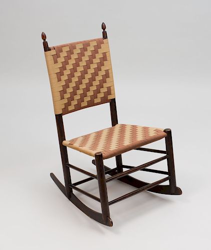 Shaker Stained Wood No. 3 Rocker