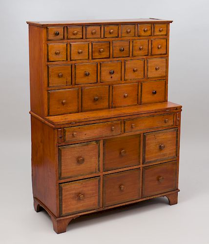 American Fruitwood Apothecary Desk