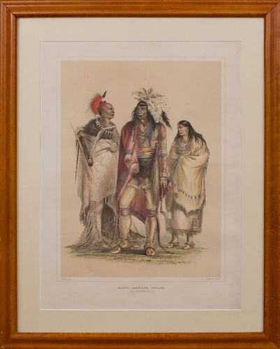 George Catlin (1796-1872): North American Indians; and Wi-Jun-Jon, from The North American Indian Portfolio