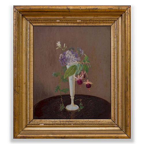 American School: Still Life with Vase of Flowers