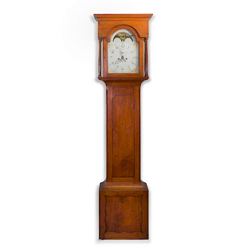 Chippendale Walnut Longcase Clock