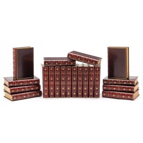 Limited Edition Works of Francis Parkman in 20 Leather-Bound Books