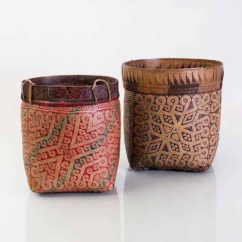 Two Cylindrical Baskets