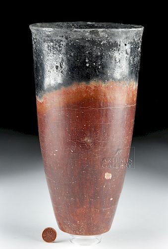 Egyptian Pre-Dynastic Naqada Blacktop Vase - TL Tested
