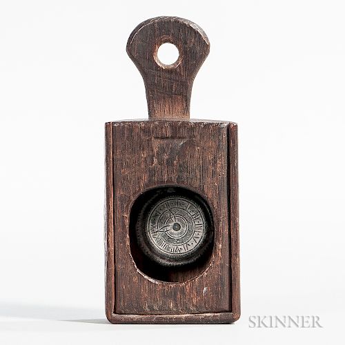 Miniature Carved Oak Watch Hutch