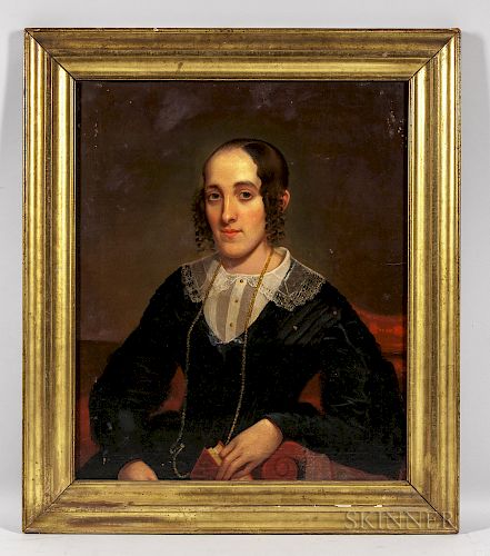 American School, 19th Century  Portrait of a Young Lady