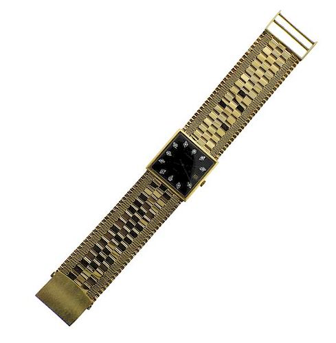 Juvenia 18K Gold Diamond Automatic Watch