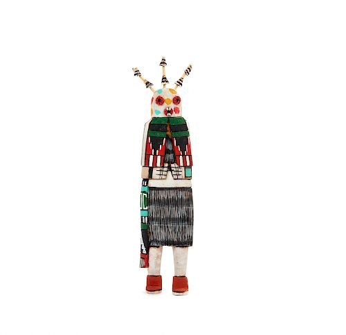 Hopi Earth God Kachina "Masau'u" cradle doll by Earl Arthur