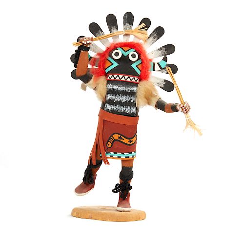 Hopi Broad-Faced Kachina "Wuyak-Kuita", Melford Harris