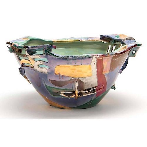 NC Art Pottery, Sally Prange (1927-2007), Center Bowl
