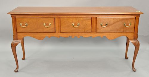 Mahogany Queen Anne style server. ht. 34in., wd. 68in.