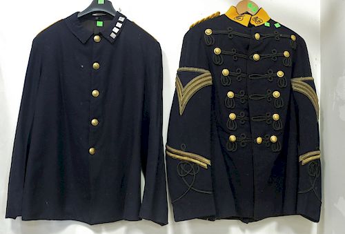 Two Essex Troop jackets including Dress Uniform jacket and plain jacket with metals 1894-1903