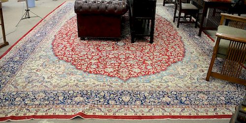 Oriental carpet. 12'4" x 18'7".