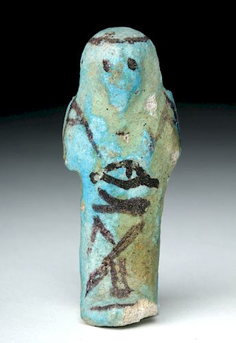 Rare Miniature Egyptian Faience Ushabti