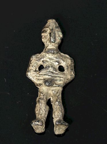 Miniature Dagestan Bronze Idol - Nude Male