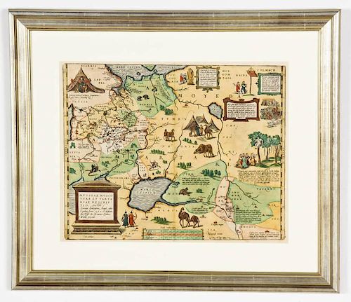 Antique Hand-colored Map
