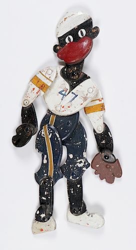 Old Carved and Painted Folk Art Limberjack Toy