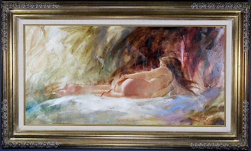 Donald Zolan (1937 - 2009) "Reclining Nude"
