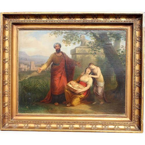 Mattieu Bree (1773-1839) "Abandonment of Moses"