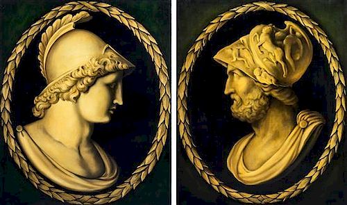 Artist Unknown, (Italian, 19th Century), A Pair of Cameos