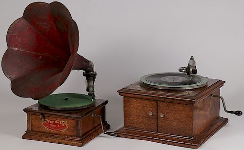 TWO PHONOGRAPHS