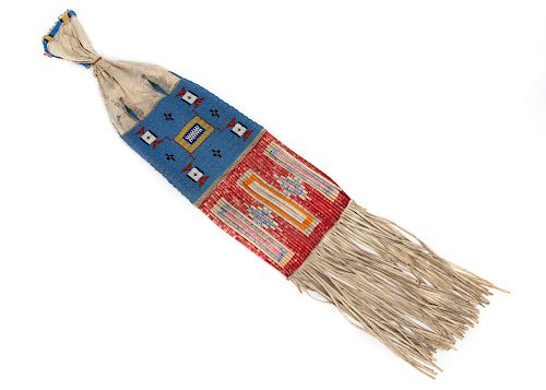 Sioux-Cheyenne , Beaded Pipe Bag