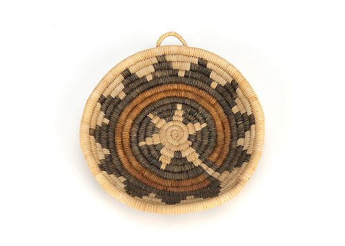 Hopi , Wedding Basket with Navajo design