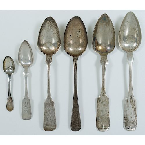 American Coin Silver Spoons, Plus