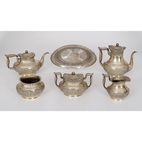 Whiting Sterling Coffee and Tea Service, Plus
