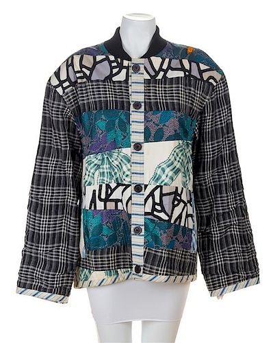 * A Koos Multicolor Cotton Patchwork Jacket, No size.