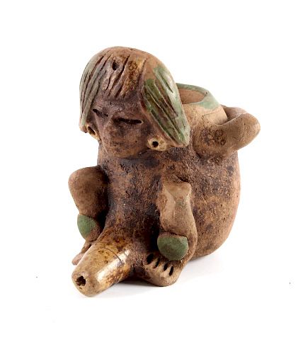 Mayan Fertility Phallic Pipe circa 500 A.D.