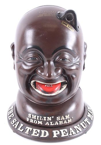Smilin' Sam From Alabam' Coin-Op Peanut Dispenser