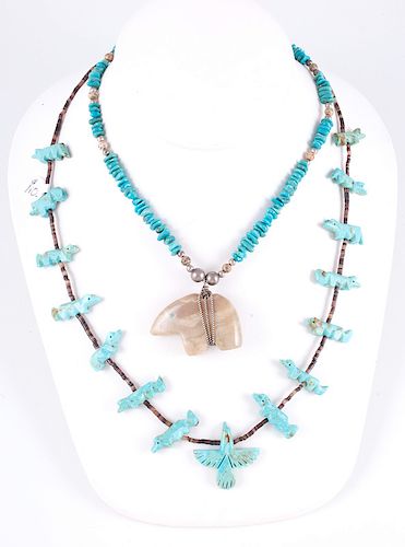 Southwestern Fetish Necklaces, from Estate of Lorraine Abell (New Jersey, 1929-2015)