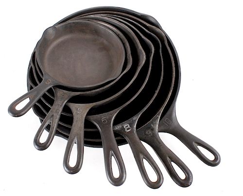Wagner Cast Iron skillet Collection c. 1922 -1959