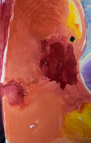 Helen Frankenthaler Abstract Oil On Canvas
