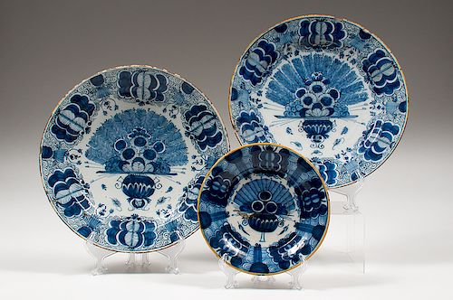 Delft Tin-Glazed Earthenware Plates