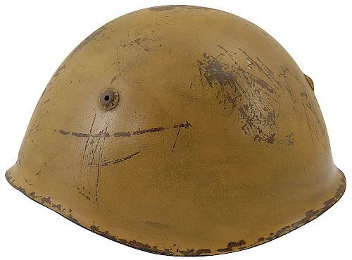 Italian M33 Helmet with German Decal