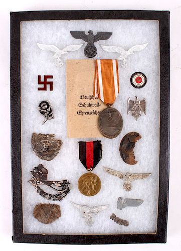 Nazi Medals, Pins, Tinnies, and Battlefield Scraps