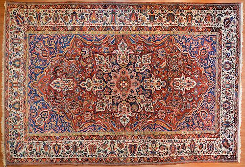 Antique Bahktiari carpet, approx. 11.8 x 16.8