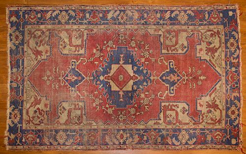 Antique Oushak rug, approx. 3.11 x 6.3