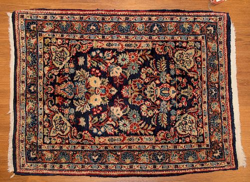 Persian Sarouk mat, approx. 2.1 x 2.9