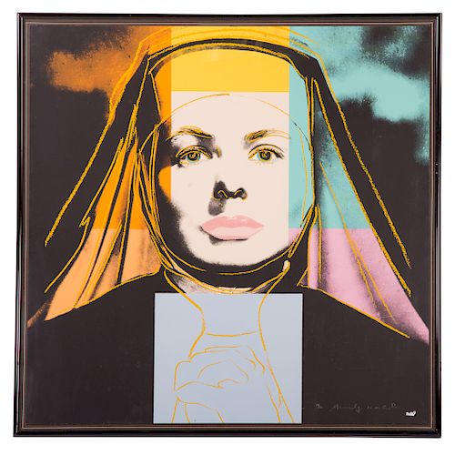 Andy Warhol. "Ingrid Bergman 314 (The Nun)"