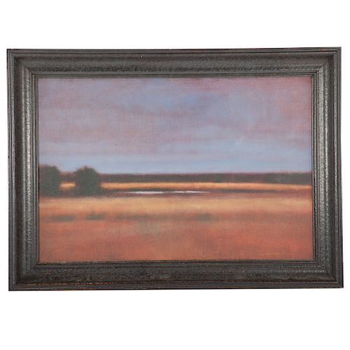 Kevin Fitzgerald. "Newark Pond," oil on canvas