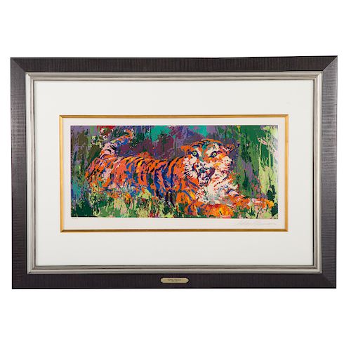 LeRoy Neiman. "Young Tiger," serigraph