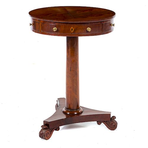 Regency mahogany side table
