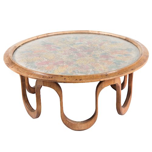 Mid-Century Modern teakwood coffee table