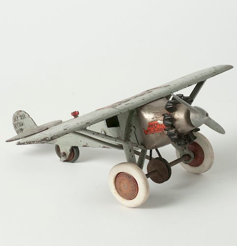 Spirit of St. Louis Toy Plane by Hubley
