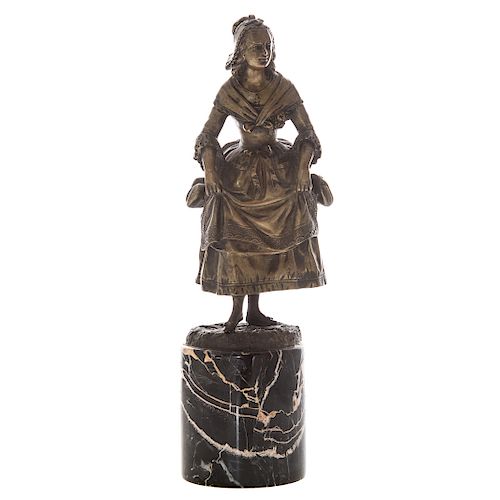 Continental bronze of a woman